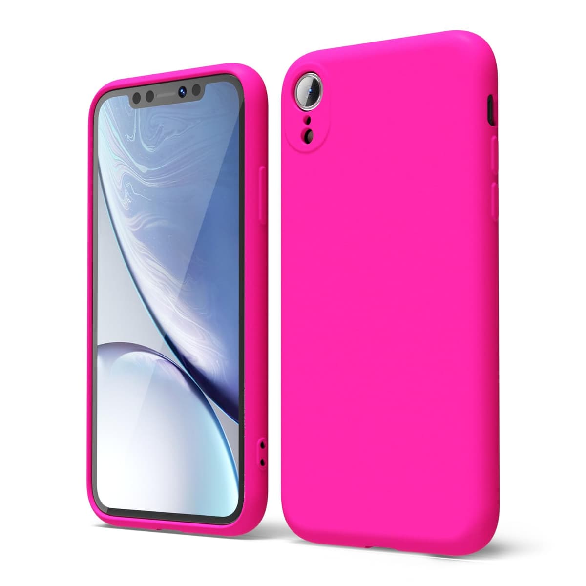 oakxco for iPhone 17 Pro Max Phone Case Liquid Silicone, Cute Thin Slim Grip Soft Rubber Gel for Women Men, Smooth Matte TPU Plain Solid Color Girly Simple Case with Camera Cover, Light Pink — view 222
