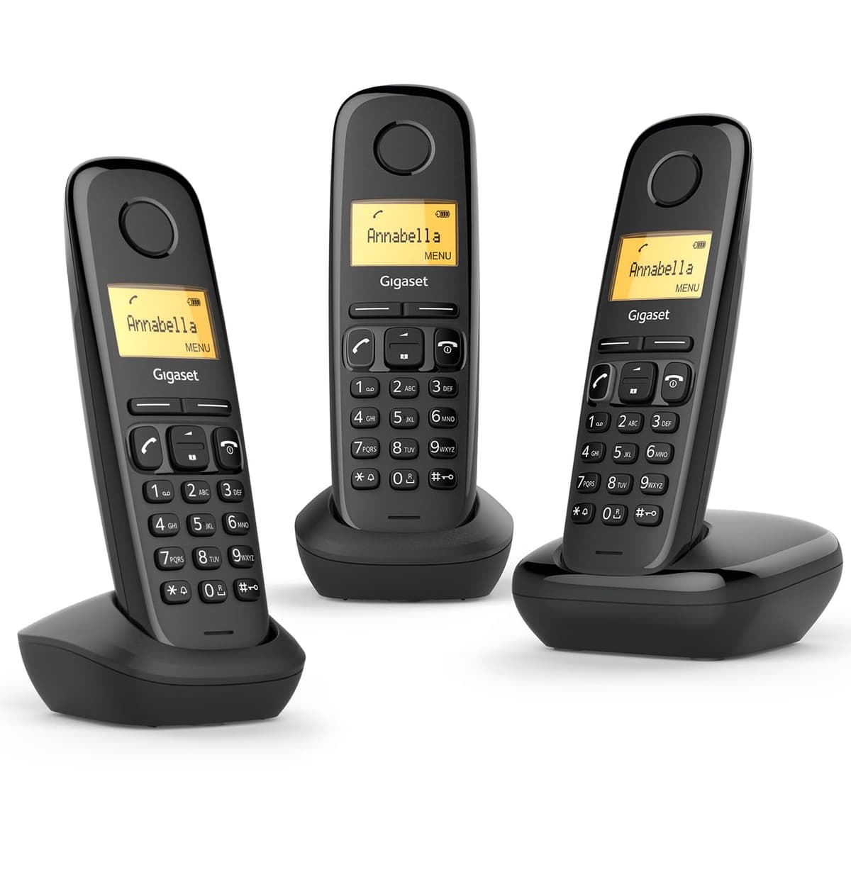 Gigaset A170 - Teléfono DECT inalámbrico - Pantalla Gráfica Iluminada - Fácil de Usar - Instalación Sencilla, Color Negro [Versión Española] — view 8