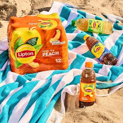 Lipton Zero Sugar Iced Tea, Green Tea Citrus, 16.9 fl oz Bottles, (12 Pack), 100% DV Vitamin C — view 5