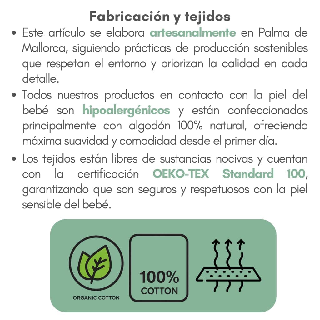 Pack 2ud.Sabana Bajera Capazo para Joolz AER 2 | Funda Colchón Protector Cuco Carrito Bebe | Pique Blanco | 100% Algodón Certificado Oeko-Tex® Organic Cotton — view 4