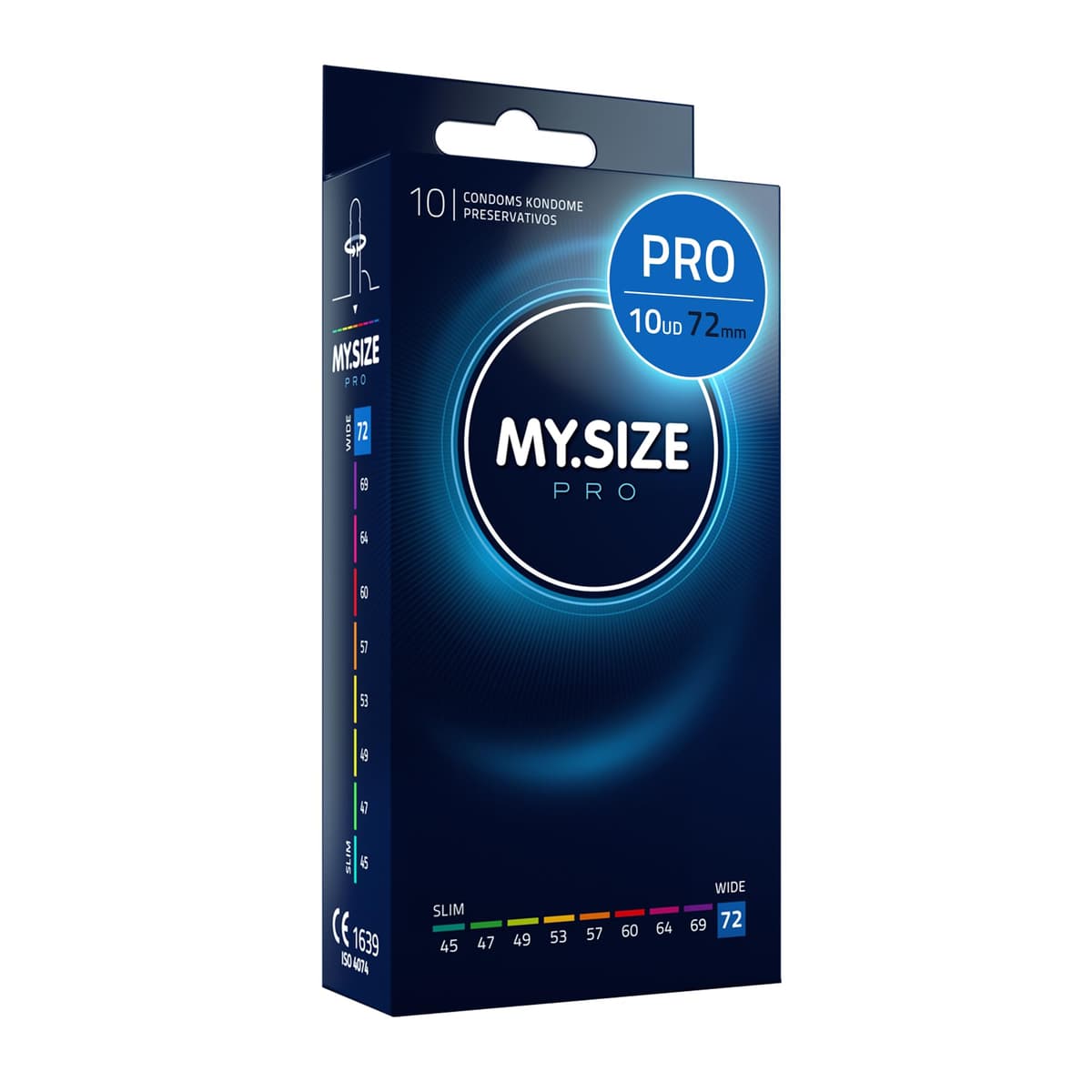 MY.SIZE PRO Condones ÉLITE, talla 5, 60 mm, XL, 10 piezas - Látex Vytex extra puro, fácil de abrir — view 32