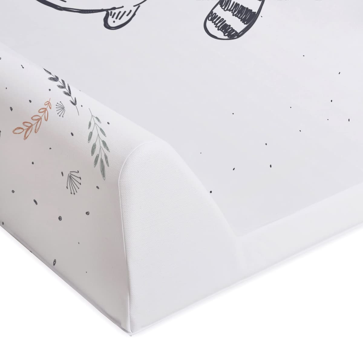 Ceba Baby Cambiador Bebe para Cuna Impermeable para Niños y Niñas - mapache 70x50 cm — view 4