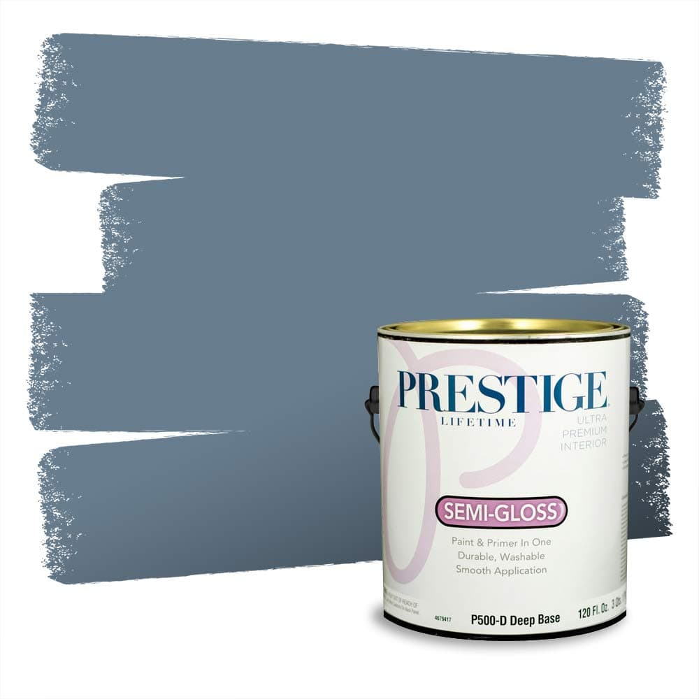 PRESTIGE Paints Interior Paint and Primer In One, 1-Gallon, Semi-Gloss, Comparable Match of Valspar* Dewdrop* — view 383
