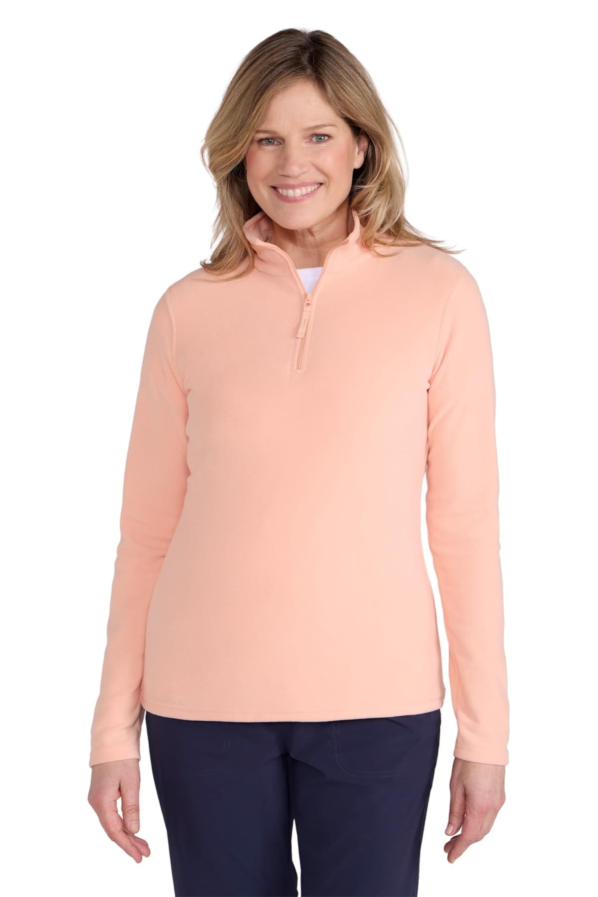 Mountain Warehouse Camber Half Zip Women's Fleece - Lightweight, Warm & Cosy Half Zip Sweatshirt - Best for Spring Summer, Camping, Outdoors, Travelling & Hiking — view 10