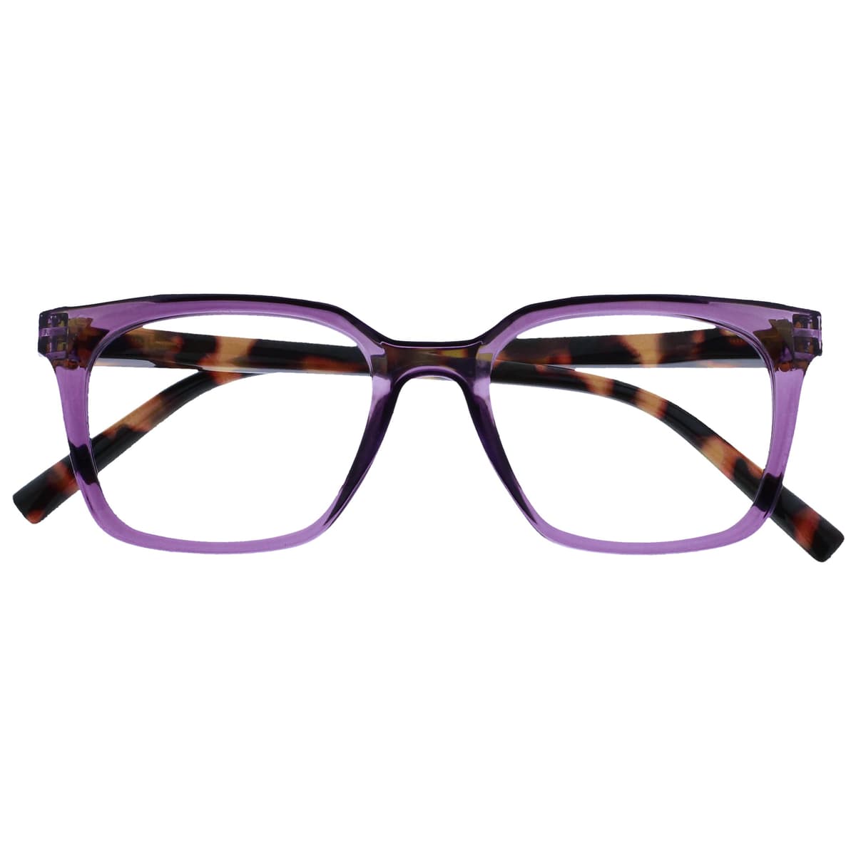 OPULIZE KOI Reading Glasses - Elegant Wide Rectangular Frame - Optimum Vision - Men Women - Spring Hinges, 1 Pack - Aqua — view 20