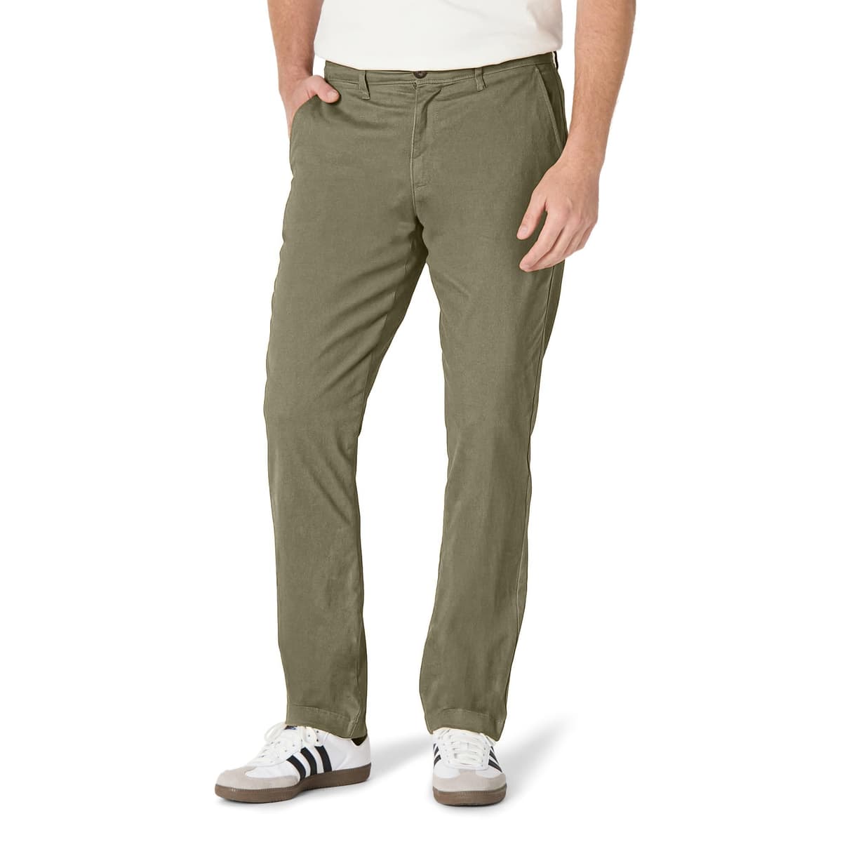 Amazon Essentials Men's Athletic Fit Casual Stretch Chino Work Trousers (Available in Big & Tall) — view 17