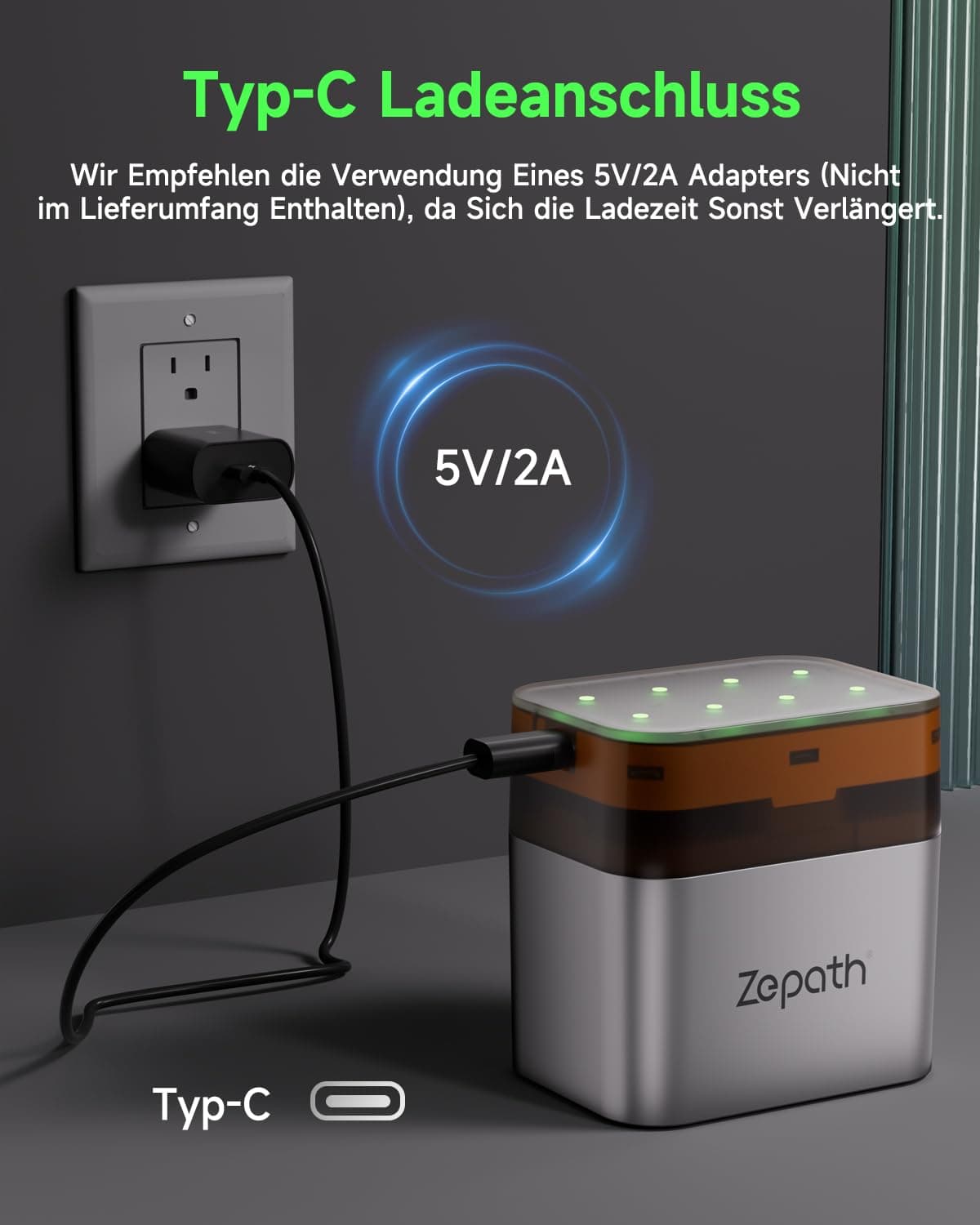 Cargador híbrido de Iones de Litio/NI-MH con 16 Pilas AAA Recargables NI-MH, 1100 mAh de Alta Capacidad, 1,2 V Pilas AAA, 8 Cargadores para Pilas AA/AAA, Caja de Almacenamiento integrada de — view 5