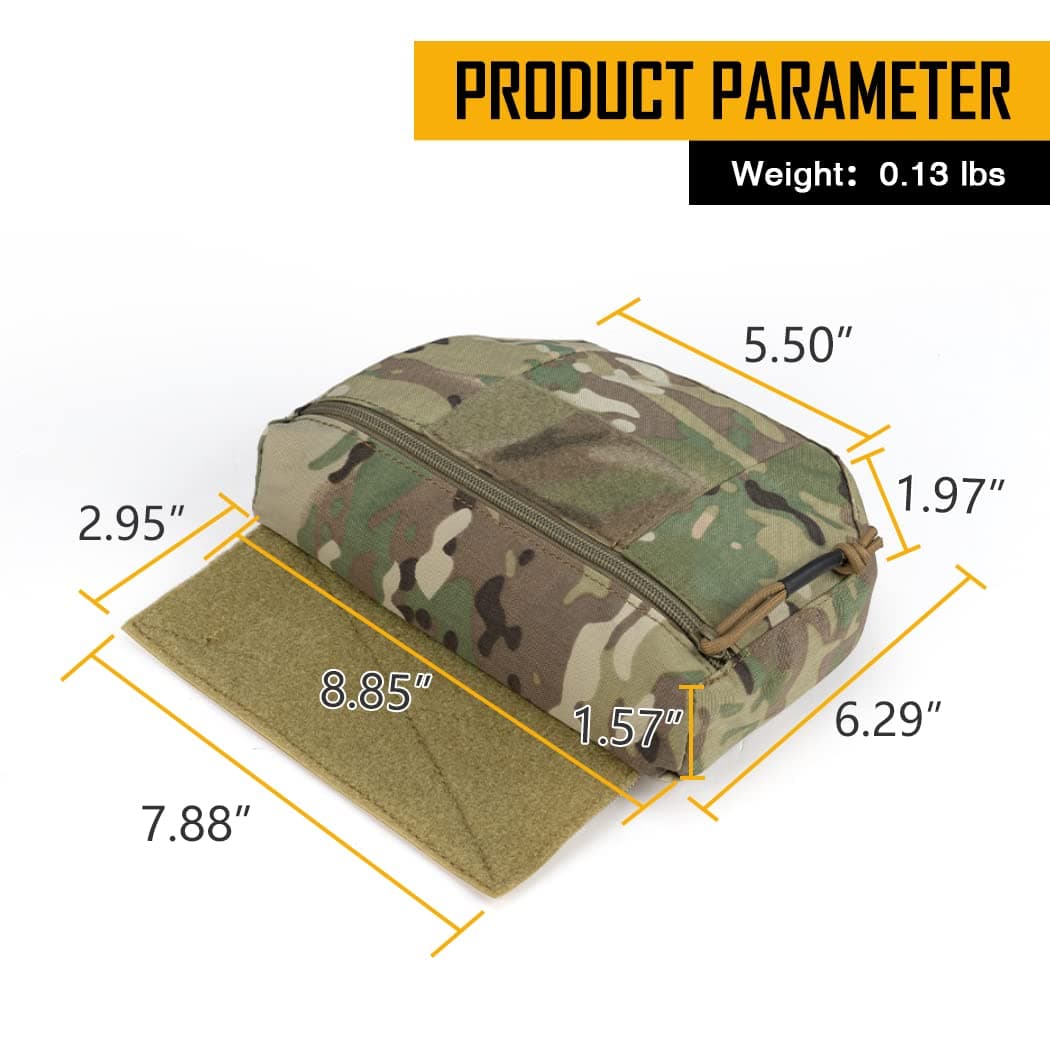 IDOGEAR Bolsa táctica de Descarga para JPC CPC AVS Chaleco táctico Bolsa de Transporte con Gancho y Bucle — view 5