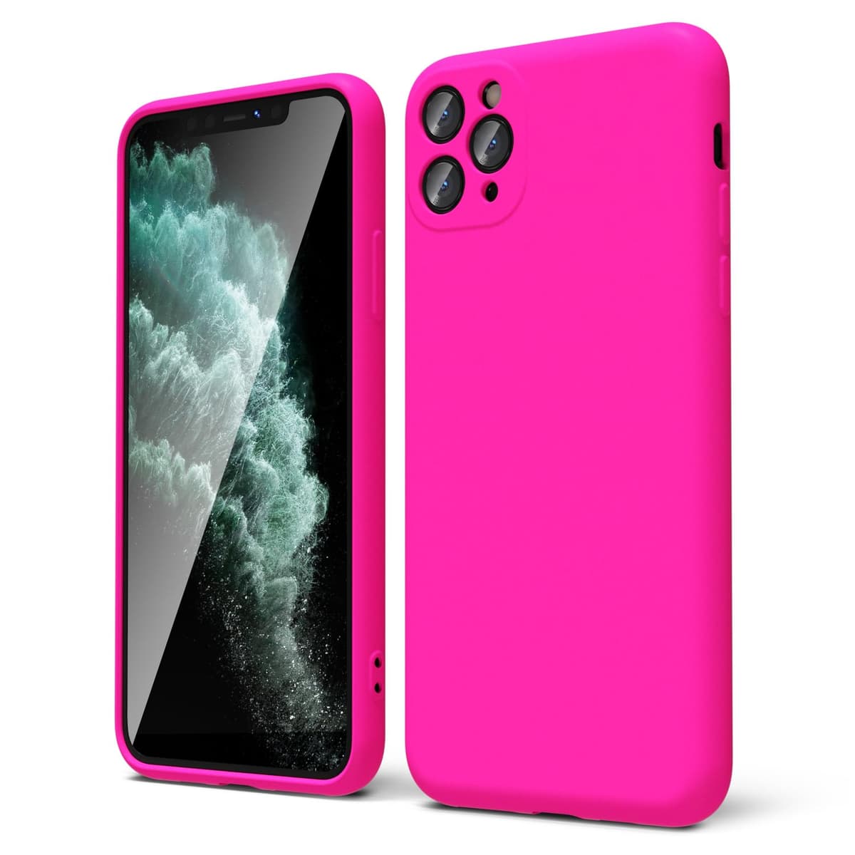 oakxco for iPhone 17 Pro Max Phone Case Liquid Silicone, Cute Thin Slim Grip Soft Rubber Gel for Women Men, Smooth Matte TPU Plain Solid Color Girly Simple Case with Camera Cover, Light Pink — view 558