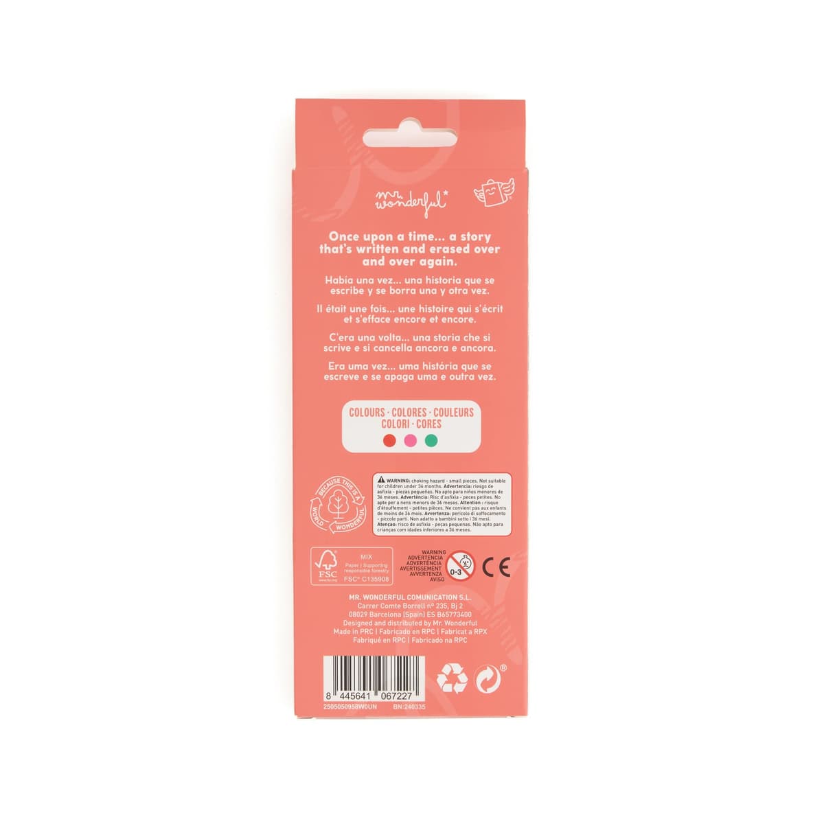 Mr. Wonderful - Set de 3 bolis borrables para escribir historias memorables - Relacionados con la festividad de San Jorge Día del Libro — view 4