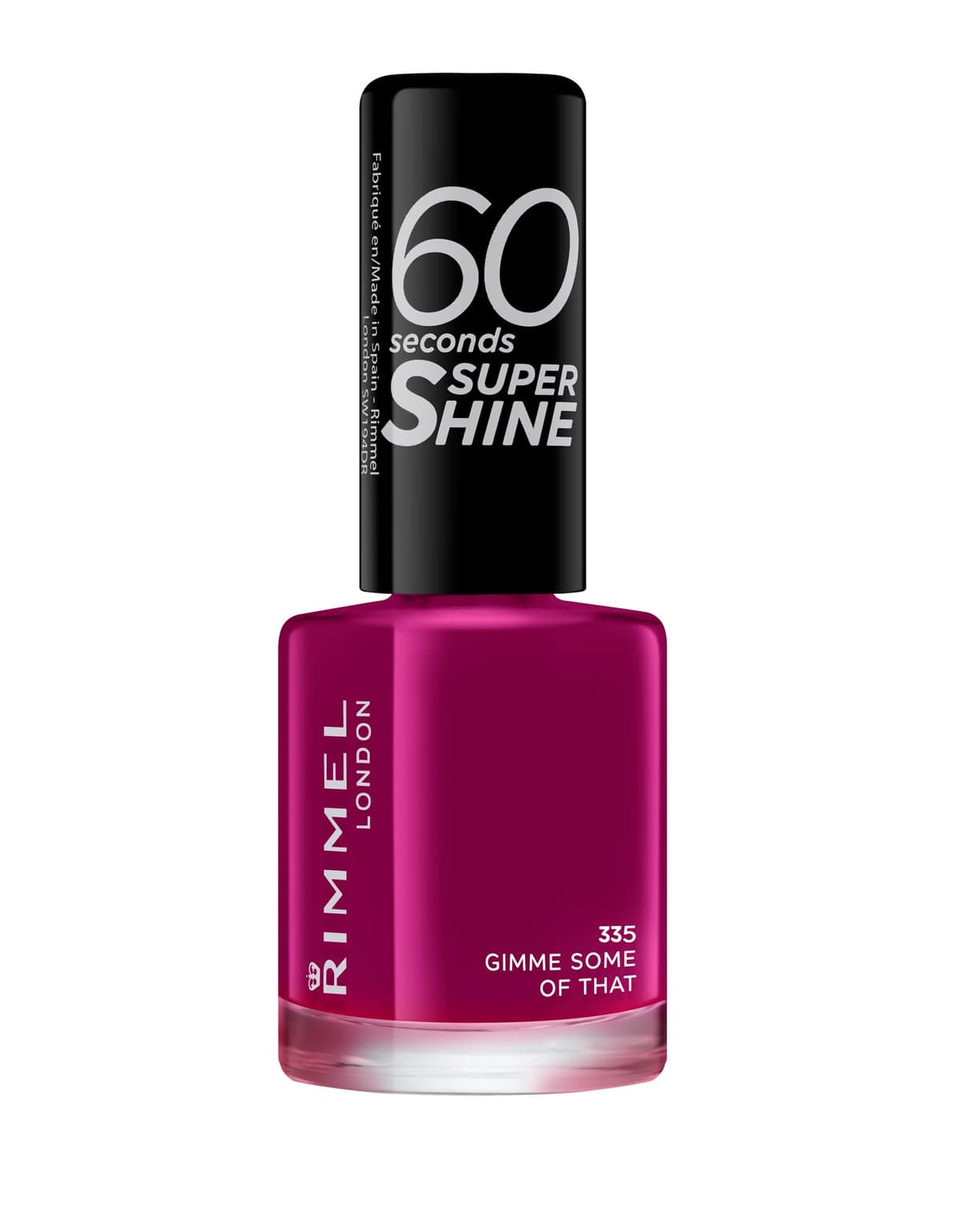 Rimmel London 60 Seconds Super Shine Nail Polish, 740 Clear, 8 ml — view 44