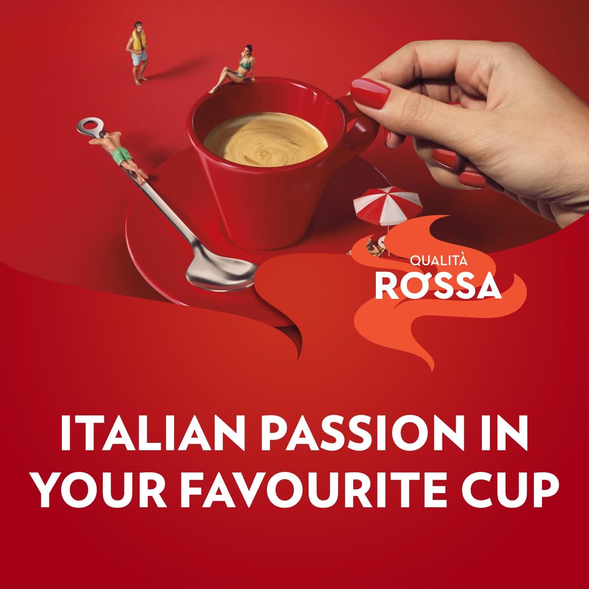 Lavazza, Qualità Rossa, Ground Coffee, 1 kg, Ideal for Moka Pots, with Aromatic Notes of Chocolate and Dried Fruits, Arabica and Robusta, Intensity 5/10, Medium Roasting, 4 x 250g — view 2