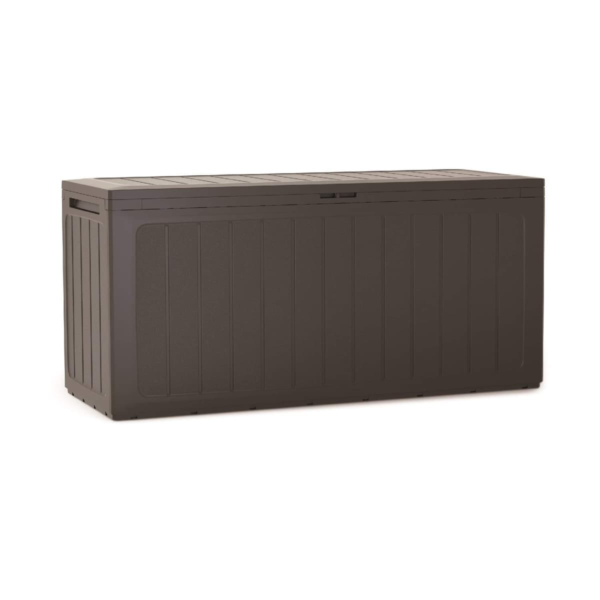 Baul de Jardin 280 litros Prosperplast Boardebox de plastico en Color Ocre Oscuro 116 x 43,3 x 55 cm