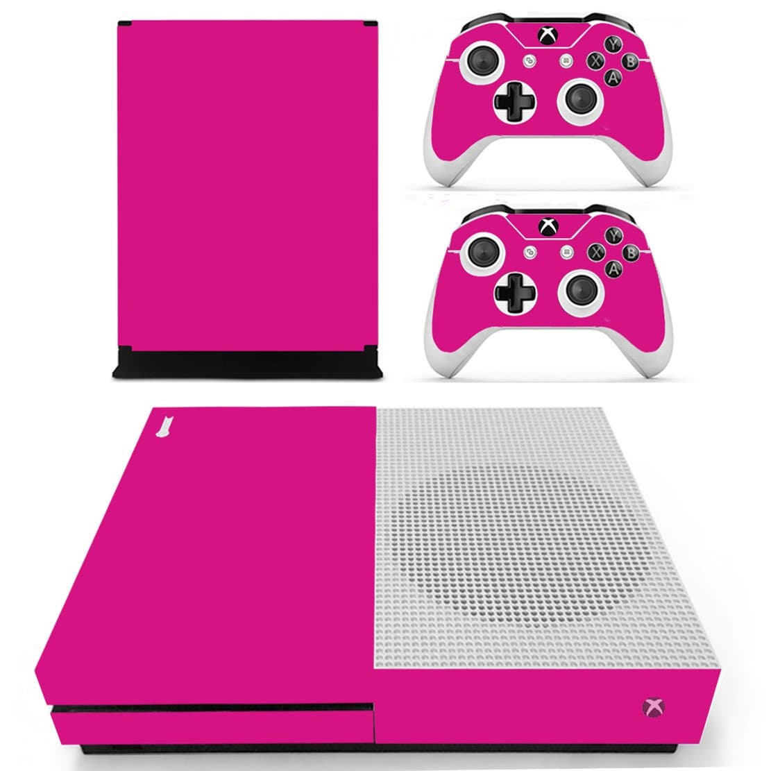 DOTBUY Vinyl Decal Full Body Skin Sticker For Microsoft Xbox One S Console And 2 Controllers And Kinect 2.0 (All White) — view 35