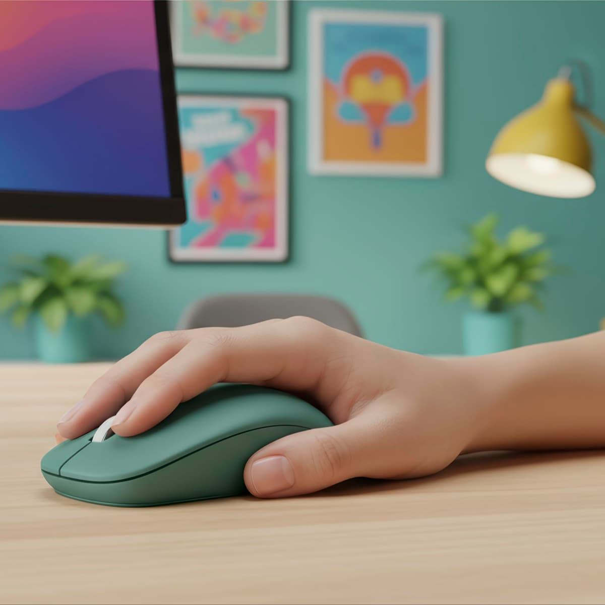 NGS Fog Pro Green – Ratón Inalámbrico Óptico 1000 dpi, Nano USB, Botones Silenciosos, Plug & Play, Ambidiestro, Compatible con PC, Mac y Portátil, Verde — view 4