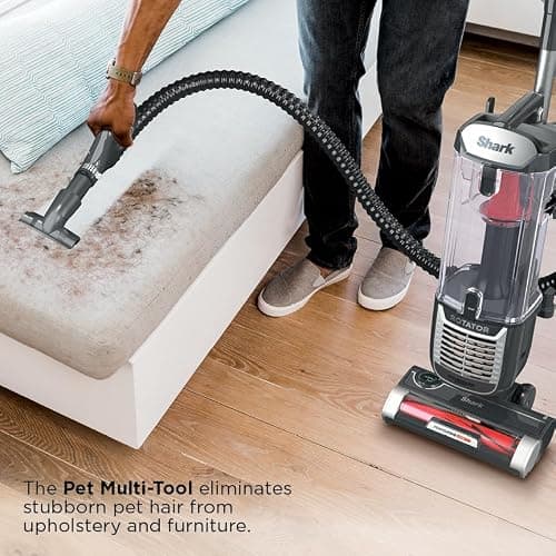 Shark ZU102 Rotator Pet Upright Vacuum with PowerFins HairPro & Odor Neutralizer Technology, Charcoal, 2.9 L Dust Cup — view 4