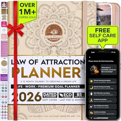 2027 Planner Weekly and Monthly & Manifestation Journal for Women