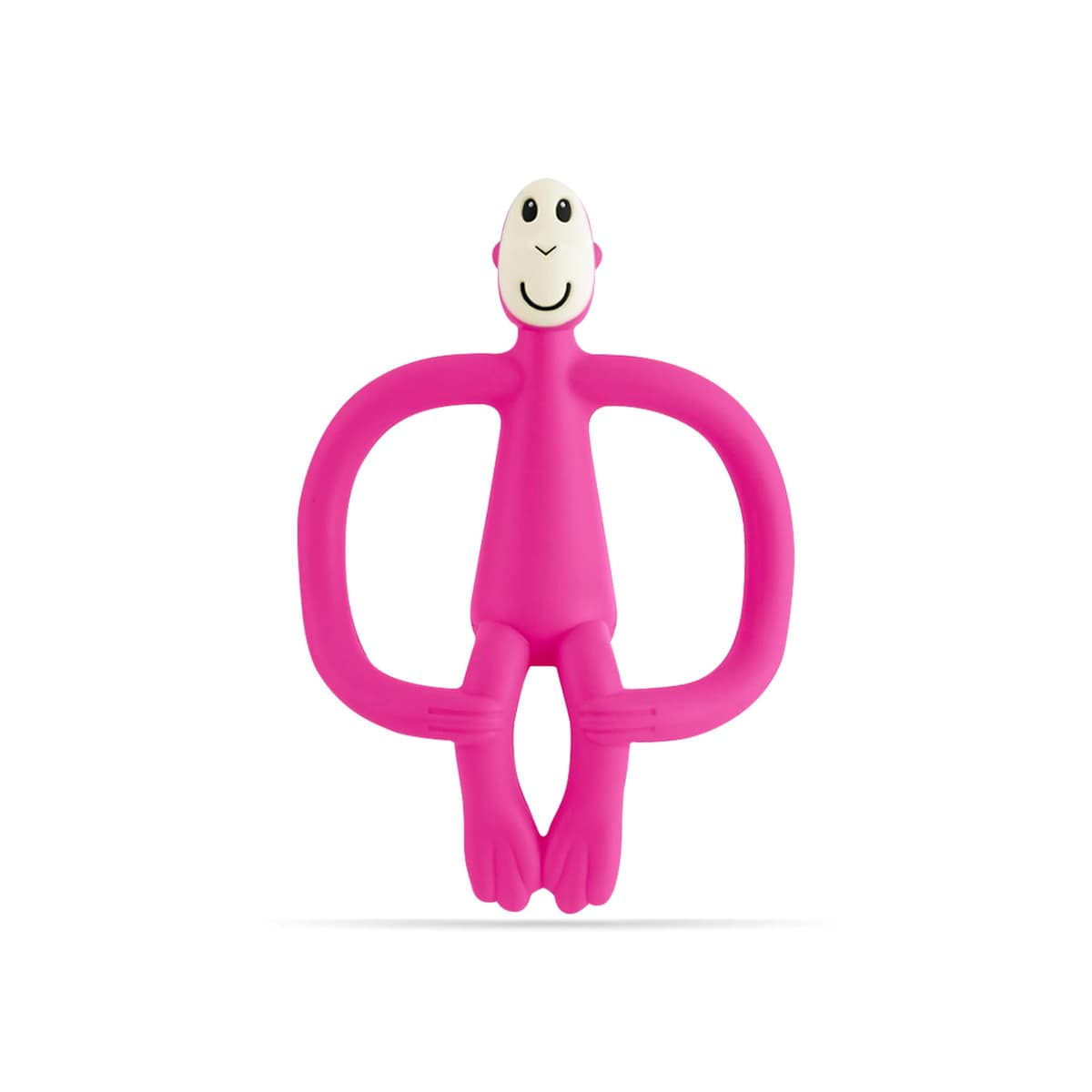 Matchstick Monkey, Original Teether & Gel Applicator, Antimicrobial Silicone Teething Toys for Baby, Easy to Grip, BPA Free, 3 Months Old+, 10.5 cm, Dusty Pink Monkey — view 14