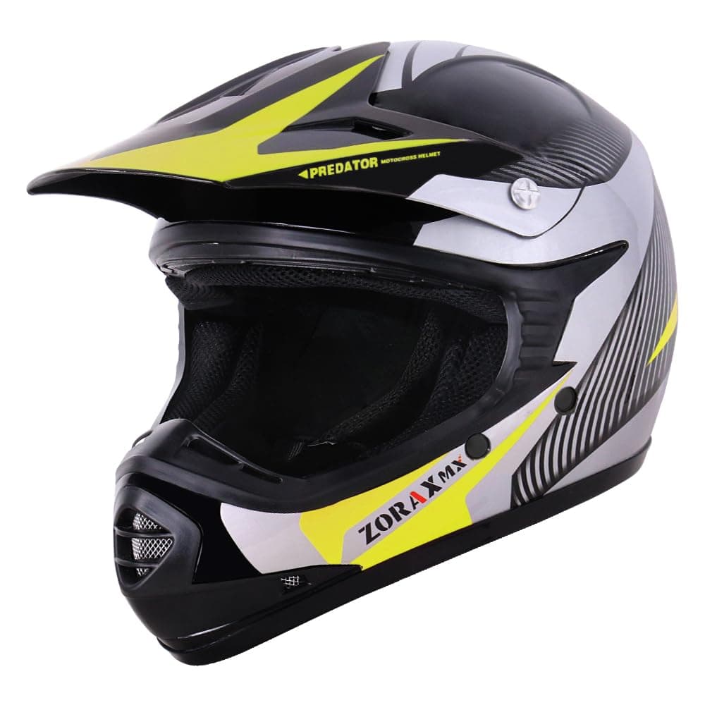 Zorax Black M (51-52cm) Kids MX Motocross Helmet Children Motorbike Dirt Bike Helmet ECE 22-06 — view 22