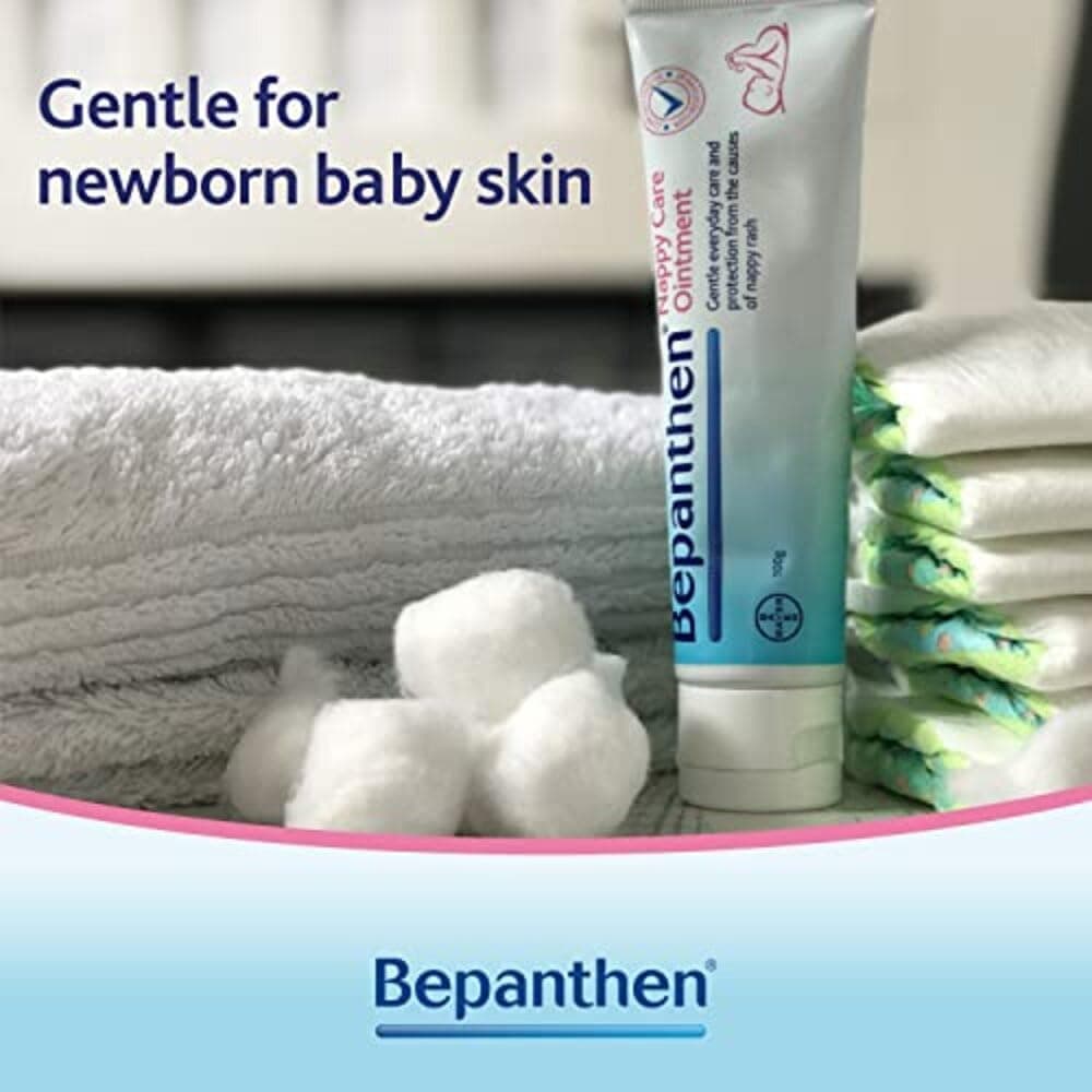 Bepanthen Nappy Care Ointment | Nappy Cream with Provitamin B5 | Suitable for Newborns Skin, 100 g (Packing May Vary). — view 5