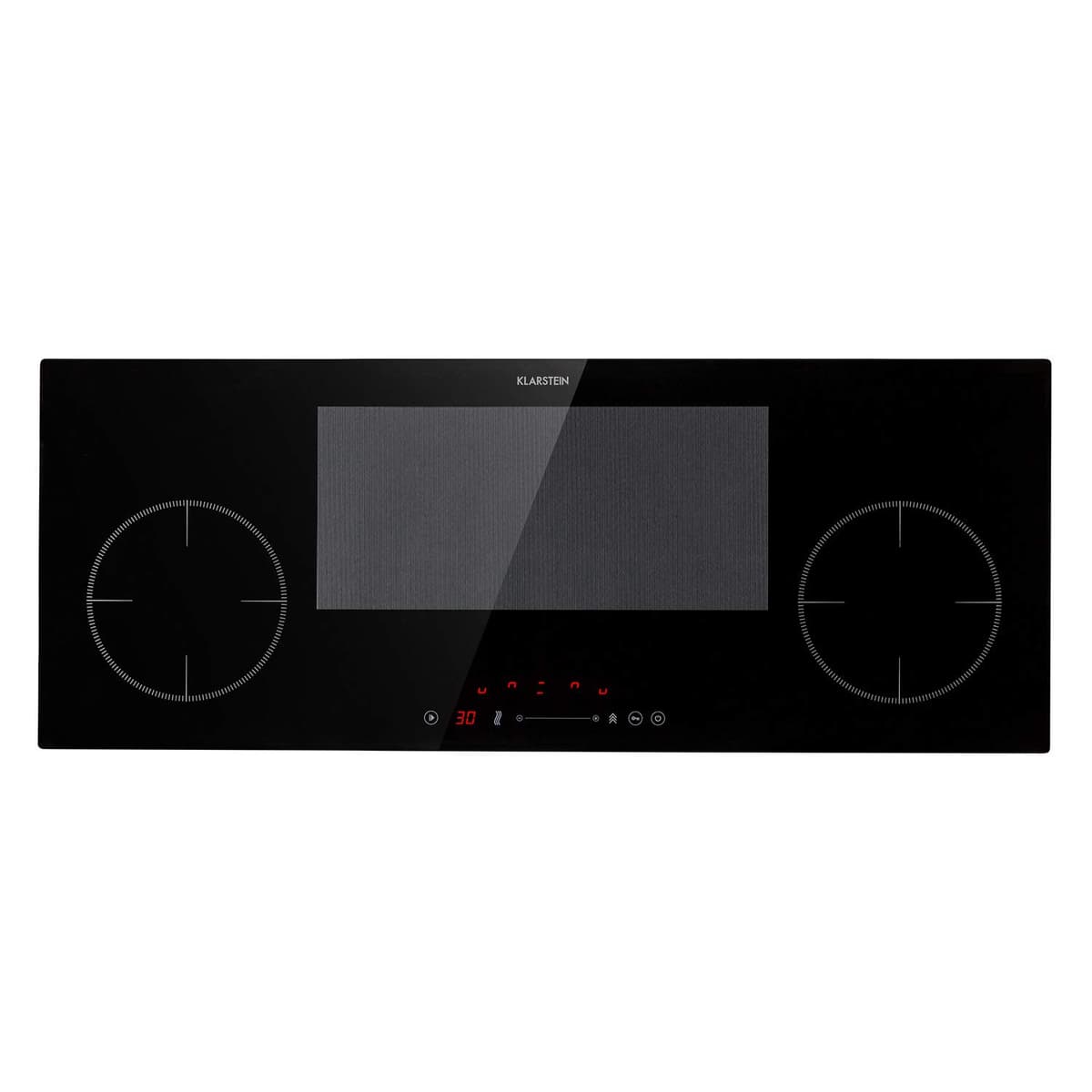 Klarstein Induction Hob, 9300W Electric Hobs Induction Cooker, 5 Ring Electric Pan Hob, Built-In Table Top Cookers w/ 5 Hobs, Touch Control, Inductions Heater Cooktops, Hot Plates for Cooking — view 20