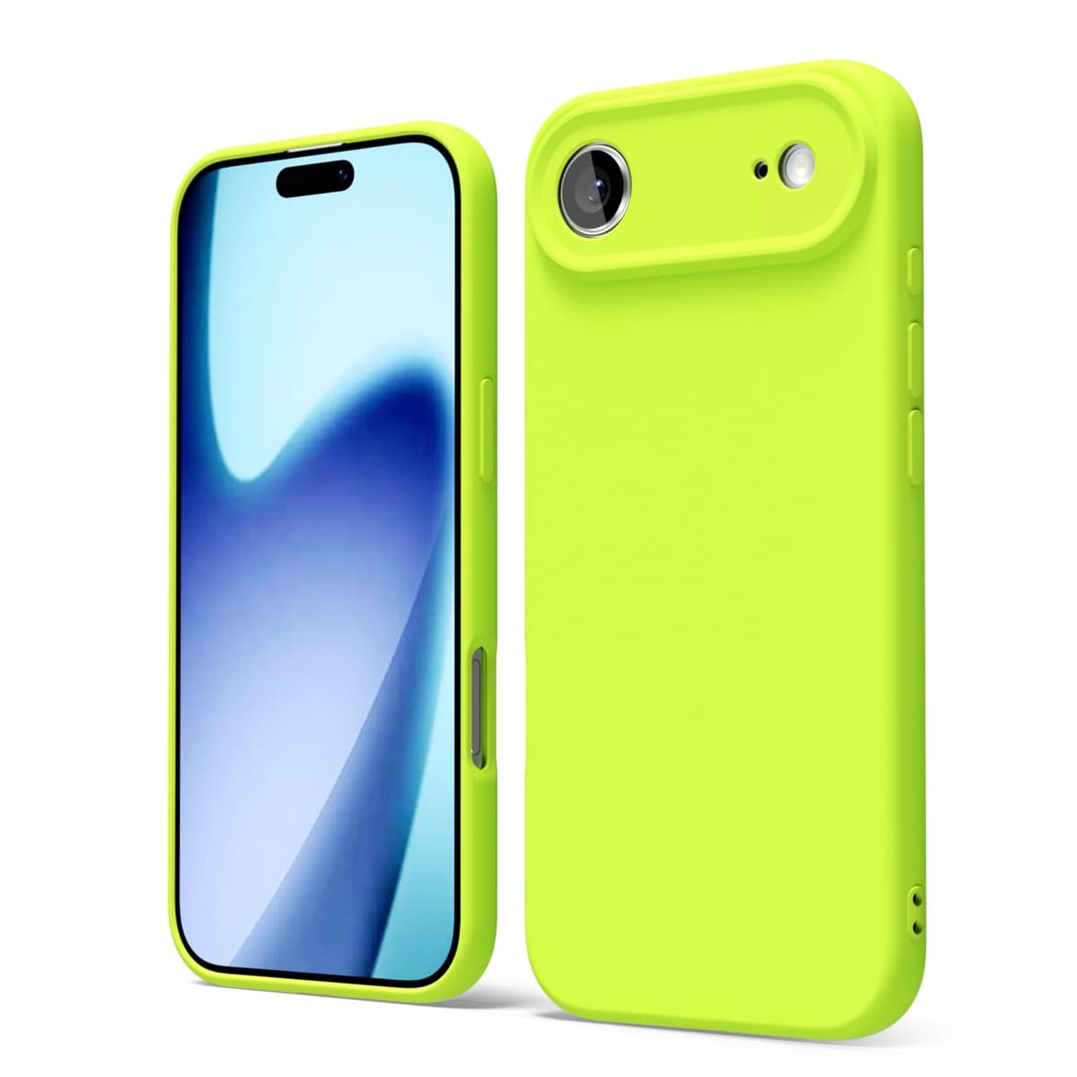 oakxco for iPhone 17 Pro Max Phone Case Liquid Silicone, Cute Thin Slim Grip Soft Rubber Gel for Women Men, Smooth Matte TPU Plain Solid Color Girly Simple Case with Camera Cover, Light Pink — view 784