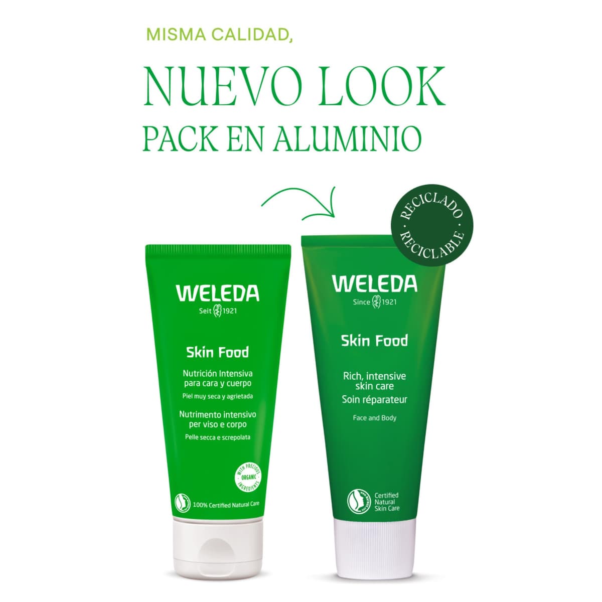 Weleda - Skin Food Original, Crema Reparadora, Nutre e Hidrata, con Aceite de Girasol y Almendra, Caléndula, Pensamiento Silvestre y Manzanilla, para Piel Muy Seca y Agrietada -75 ml — view 12