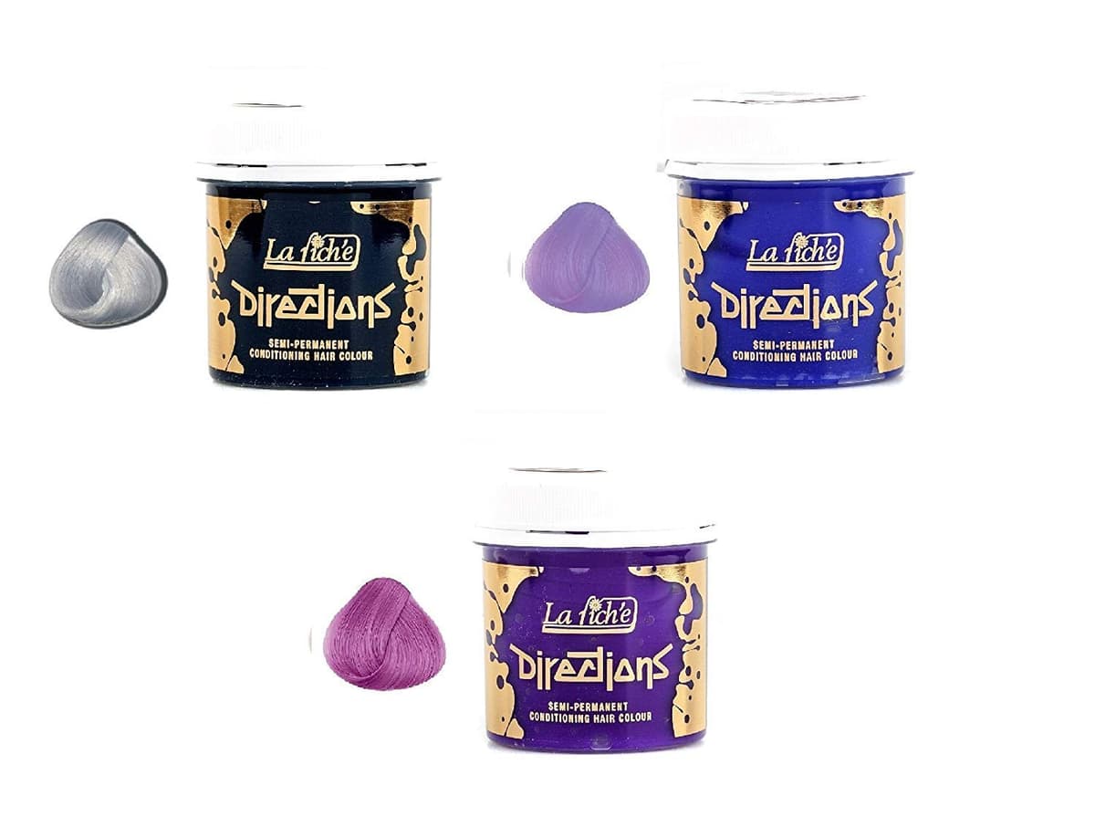 2x La Riche Directions Semi-Permanent Hair Color 100ml Tub - Violet — view 81