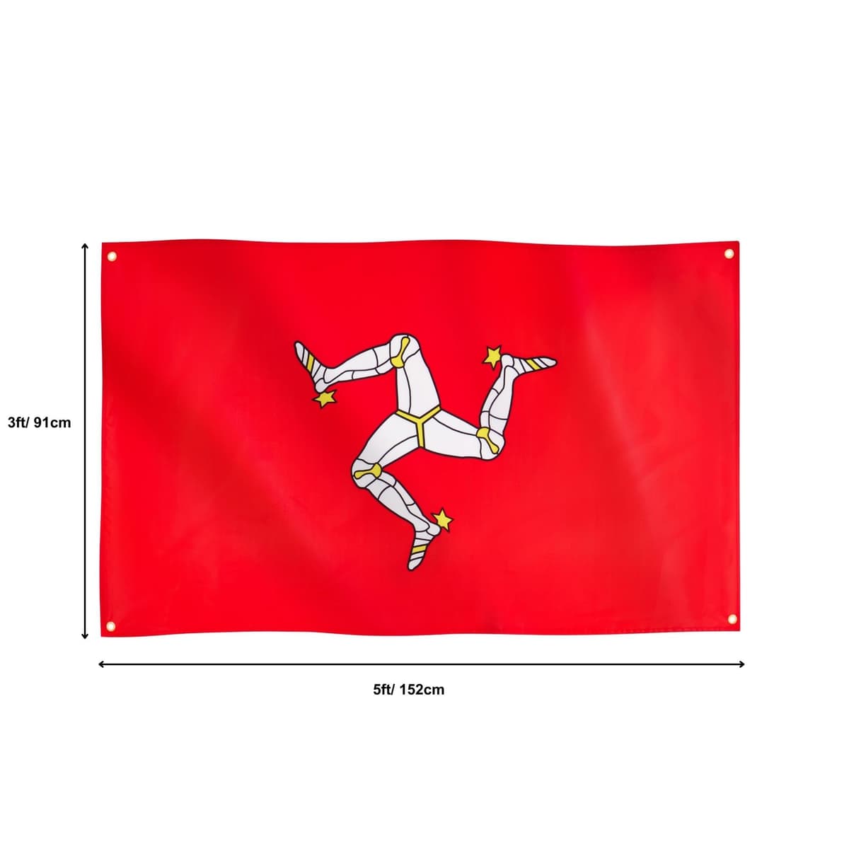 Runesol Cornwall Flag - 91x152cm, 3ft x 5ft, Cornish Flag, 4 Grommets, Eyelet in Every Corner, Premium Quality, Inside & Outside Use, Vivid Colours — view 329