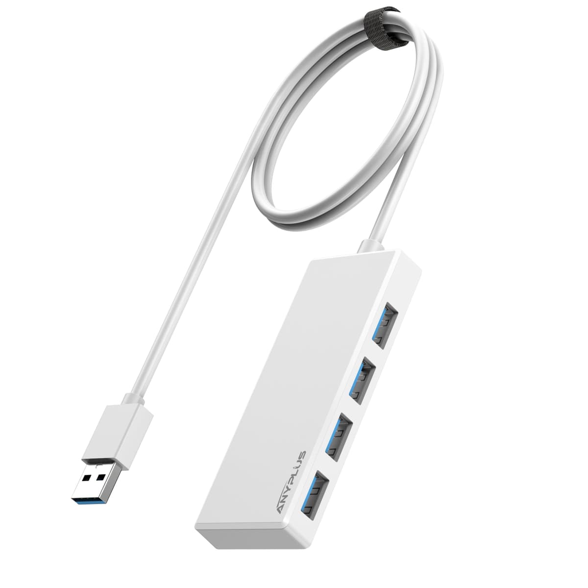 USB 3.0 Hub, 4 Port USB Hub Splitter,Portable USB Adapter Mini Multiport Expander for Desktop, Laptop, Xbox, Flash Drive, HDD, Console, Printer, PC, Keyboards, HP, Dell — view 11