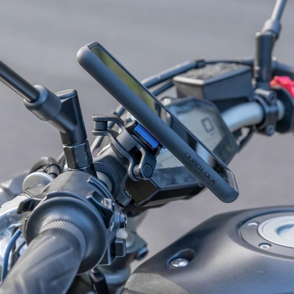 QUAD LOCK Handlebar Mobile Phone Holder for Motorcycle with Vibration Damper and MAG Case for iPhone 16 Pro Max — view 5
