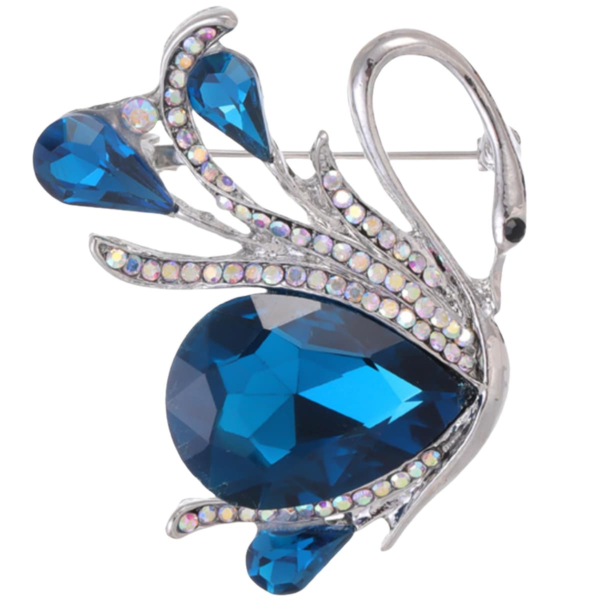 FAIRYGATE Gold Pin for Dress Brooch Crystal Pins Badge Enamel Lapel Brooches for Women Jewelry Decoration for Birthday Dating Party Anniversary UC31 — view 60