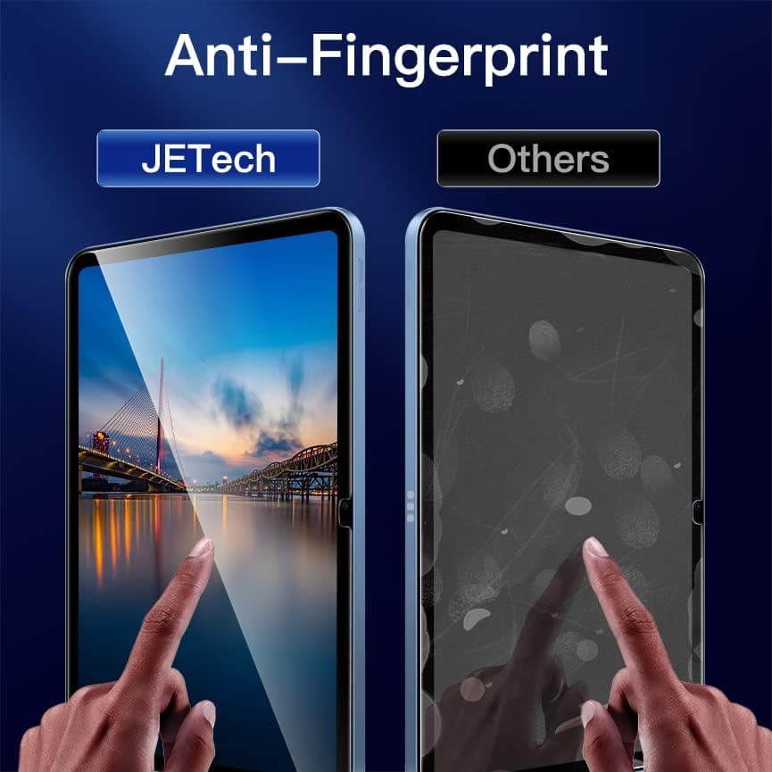 JETech Screen Protector for iPad (A16) 11th/10th Generation (2025/2022), 9H Tempered Glass Film, HD Clear, 2-Pack — view 5