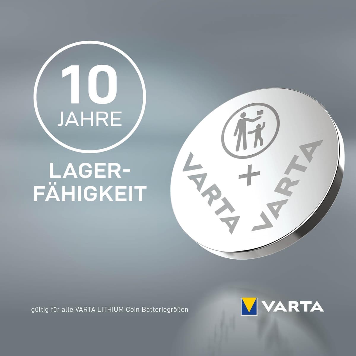 VARTA Batteries Electronics CR2450 Lithium button cell battery 2-pack, Button cells in original blister pack of 2 — view 4