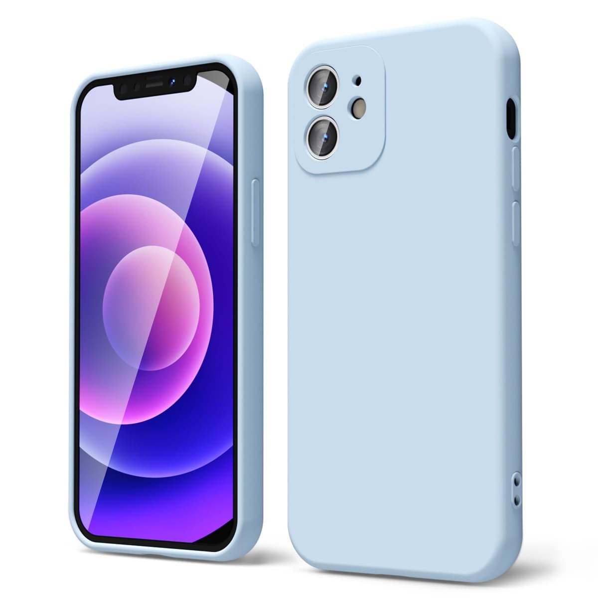 oakxco for iPhone 17 Pro Max Phone Case Liquid Silicone, Cute Thin Slim Grip Soft Rubber Gel for Women Men, Smooth Matte TPU Plain Solid Color Girly Simple Case with Camera Cover, Light Pink — view 394