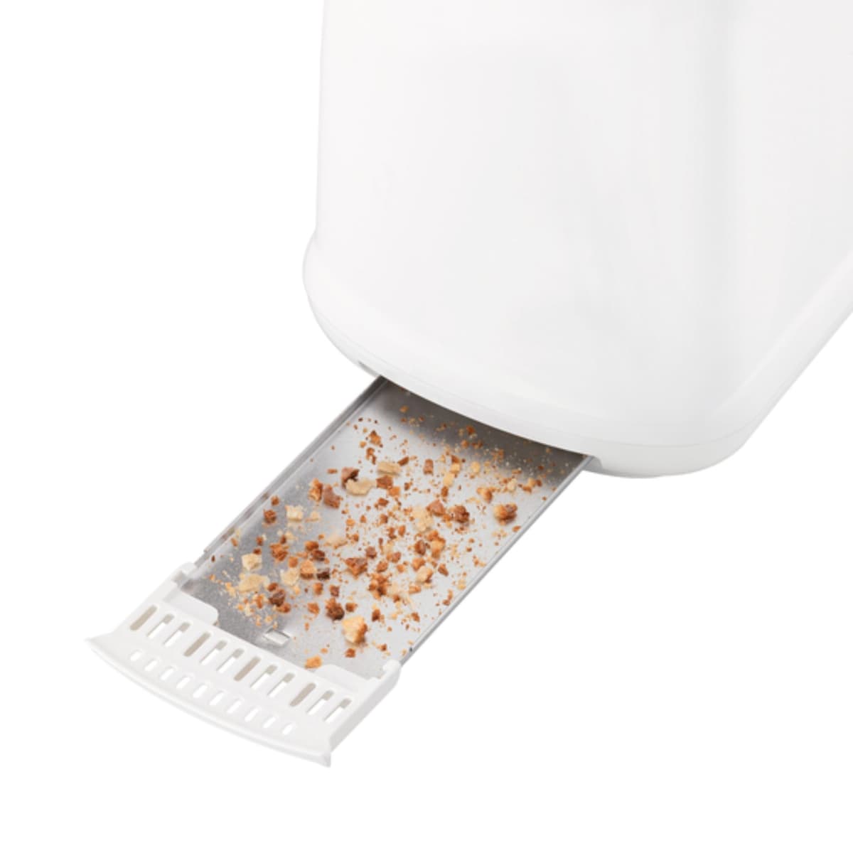 Moulinex Principio LS160111 - Tostadora de una ranura larga de 25 cm, bandeja recoge-migas con 7 niveles de tueste, modo de descongelación y botón apagado, para gran variedad de pan, Color Blanca — view 2