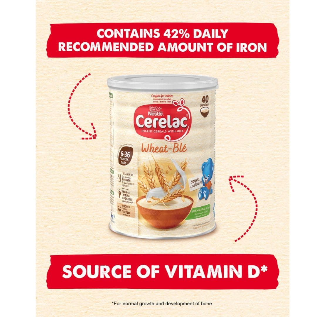 Cerelac Wheat Infant Cereal with Milk 1 kg | from 6 Months+ | Baby Cereal — view 4