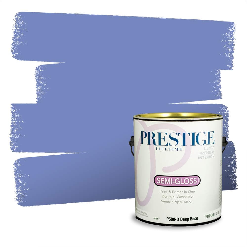 PRESTIGE Paints Interior Paint and Primer In One, 1-Gallon, Semi-Gloss, Comparable Match of Valspar* Dewdrop* — view 1653