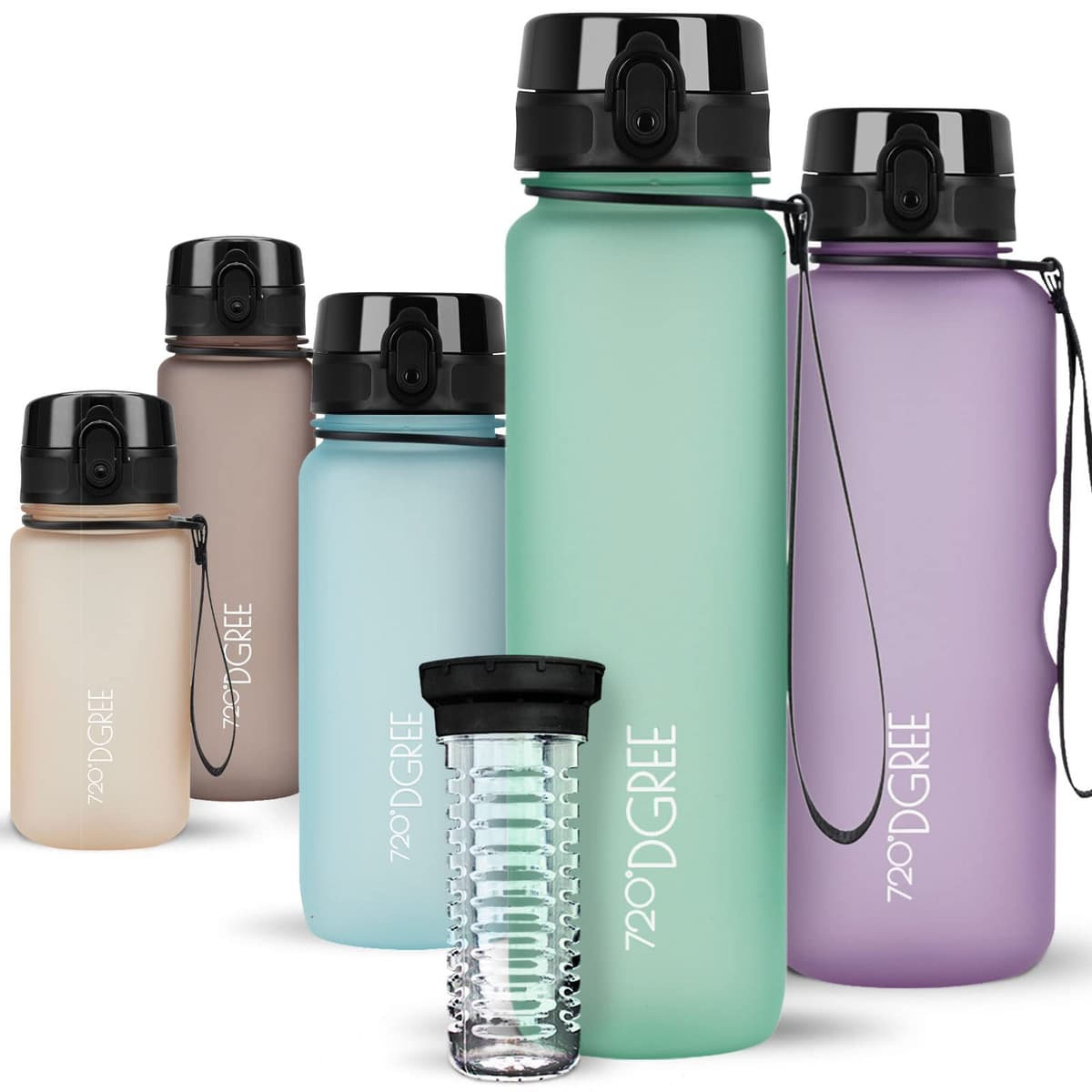 720°DGREE Botella de agua uberBottle – 1,5 litros, 1500ml | Novedosa botella deportiva | Sin BPA | Ideal para niños, fitness, deportes, fútbol, guardería, escuela, pequeños, antigoteo — view 299