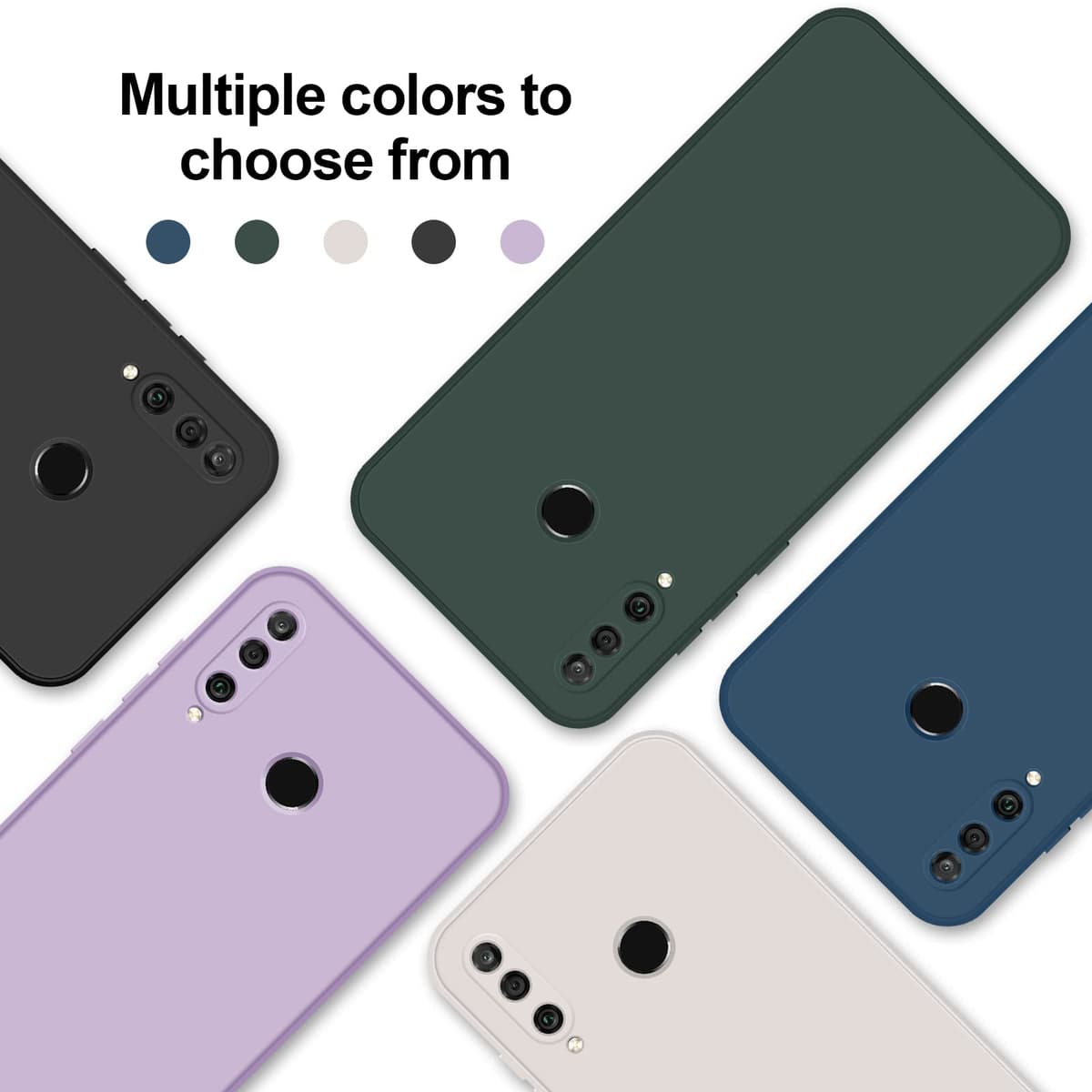 GiiYoon Funda para Huawei P30 Lite,Case de Silicona Suave de TPU Funda Protector de Goma Fexible Prueba Liviano y a Delgado de Golpes Antirrayas para Teléfono Huawei P30 Lite — view 9