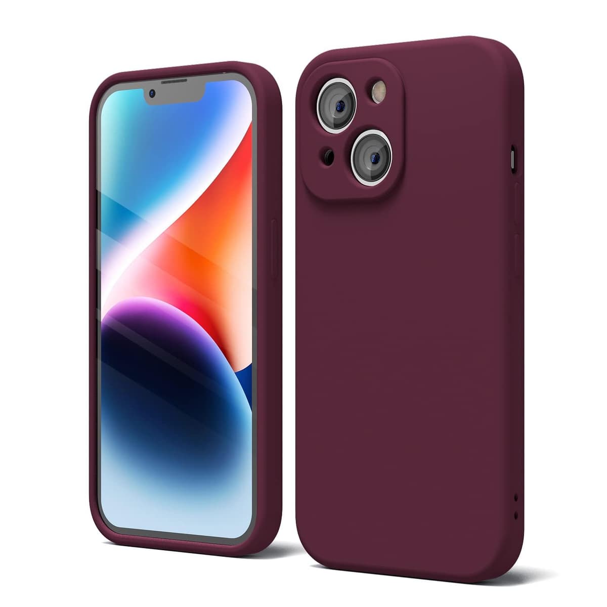 oakxco for iPhone 17 Pro Max Phone Case Liquid Silicone, Cute Thin Slim Grip Soft Rubber Gel for Women Men, Smooth Matte TPU Plain Solid Color Girly Simple Case with Camera Cover, Light Pink — view 78