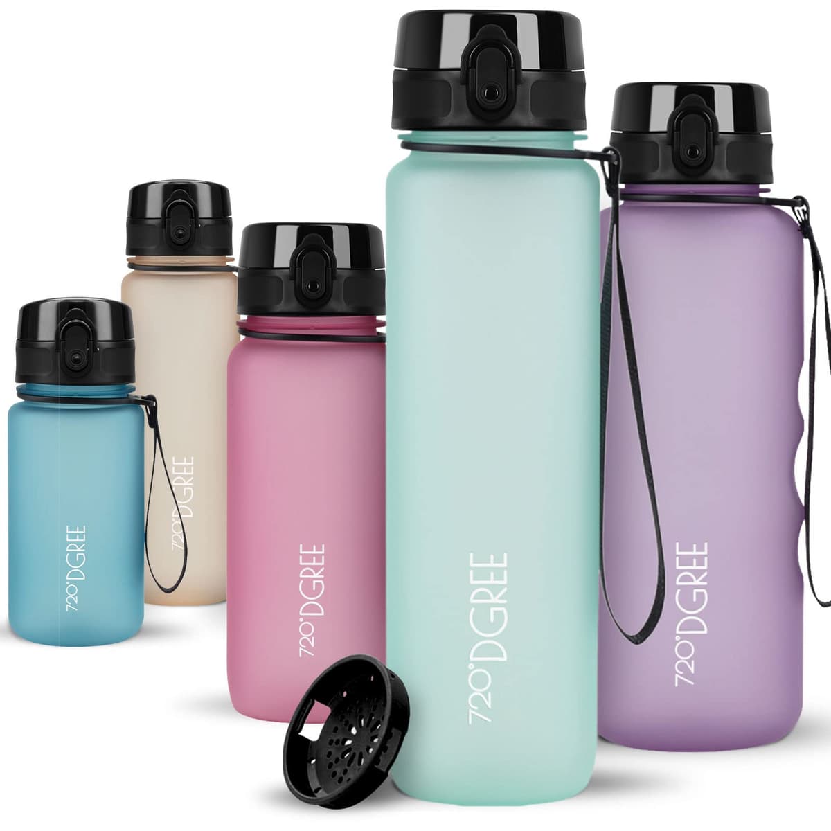720°DGREE Botella de agua uberBottle – 1,5 litros, 1500ml | Novedosa botella deportiva | Sin BPA | Ideal para niños, fitness, deportes, fútbol, guardería, escuela, pequeños, antigoteo — view 101