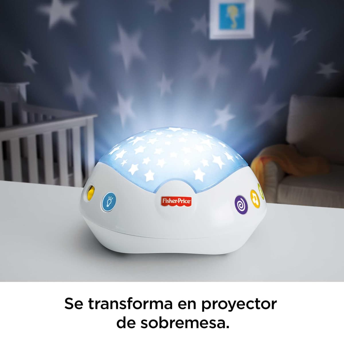 Fisher-Price Móvil Ositos Voladores - Producto para Bebés - 3 Opciones de Sonido - Con 3 Ositos - Control Remoto - Regalo para Bebés de 0+ Meses - CDN41 — view 4