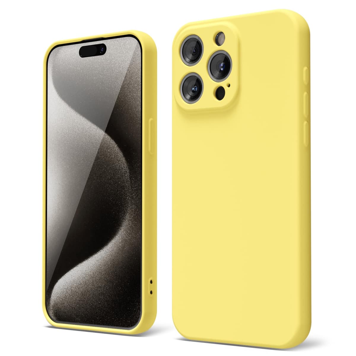oakxco for iPhone 17 Pro Max Phone Case Liquid Silicone, Cute Thin Slim Grip Soft Rubber Gel for Women Men, Smooth Matte TPU Plain Solid Color Girly Simple Case with Camera Cover, Light Pink — view 995