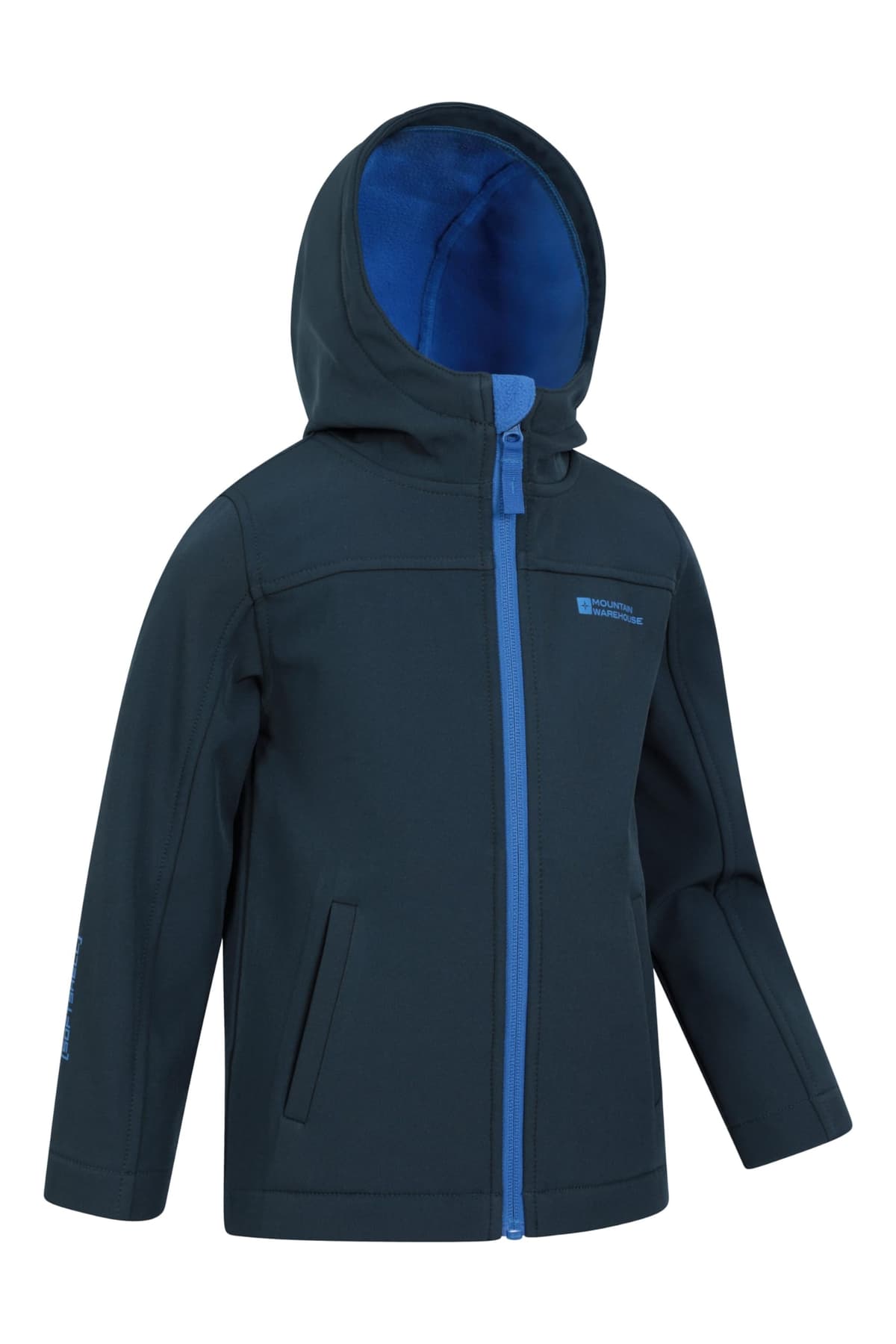Mountain Warehouse Exodus Kids Softshell Jacket - Breathable, Wind & Water Resistant, Fleece Lined Coat, For Boys & Girls - Best For Sping Summer & Hiking — view 4