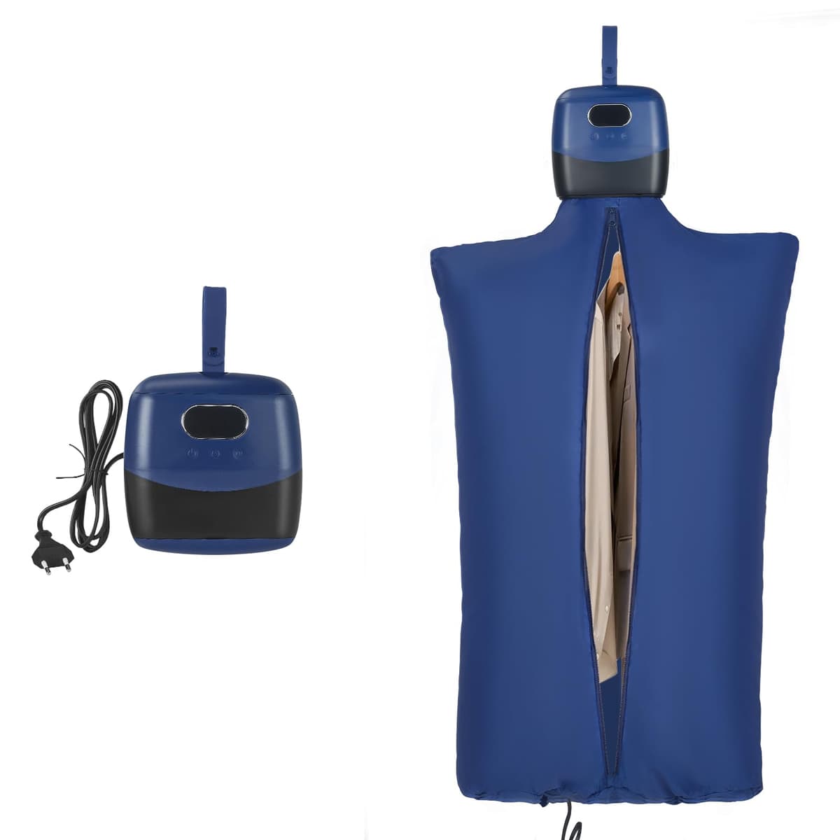clothes dryer machine,600W portable dryer with timer,PTC heating 360° hot air circulatio technology,temperature adjustable 55℃/65℃,max 15kg for business travel, dormitories, apartments, hotels — view 9