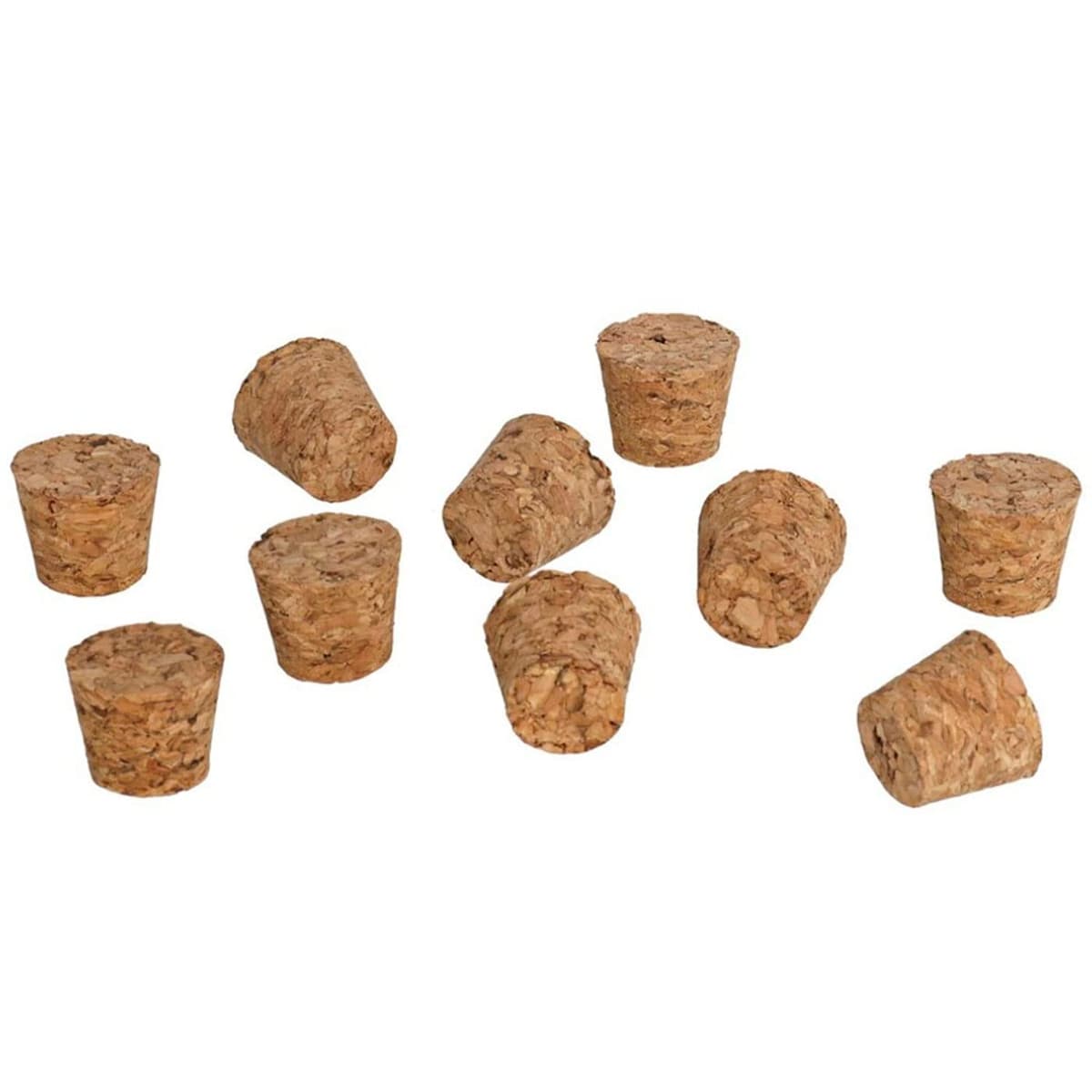 Acan Tradineur - Pack de 25 tapones de corcho para botellas - Forma de Cono - Ideal paragarrafas, botes, frascos, bar, restaurante, vino, aceite - 5 Packs de 5 corchos - 3,3 x 2,9 x 1,8 cm — view 4