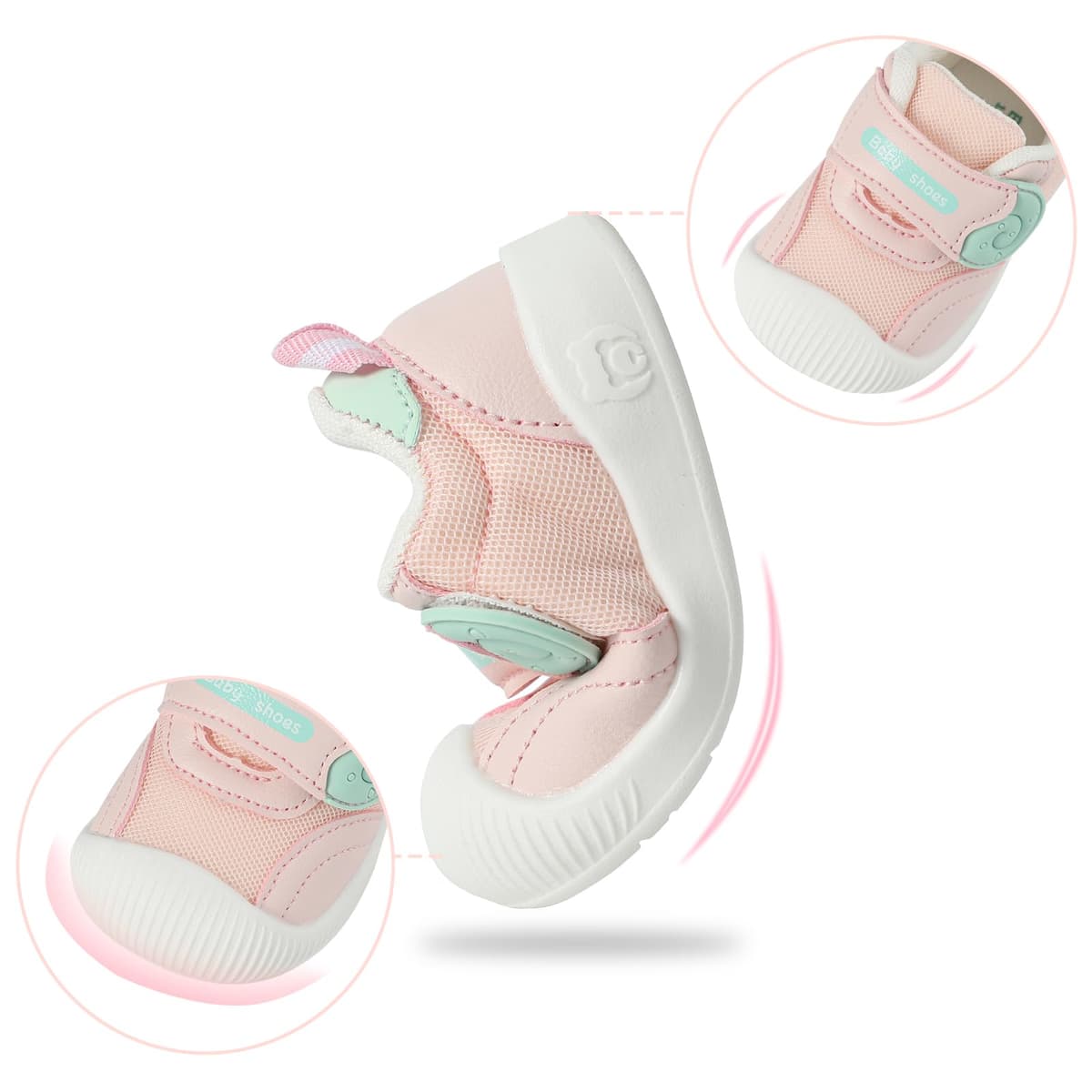 MK MATT KEELY Baby Boys Girls First Walking Shoes Toddlers Summer Breathable Anti-Slip Trainer Sneakers for Infant — view 3