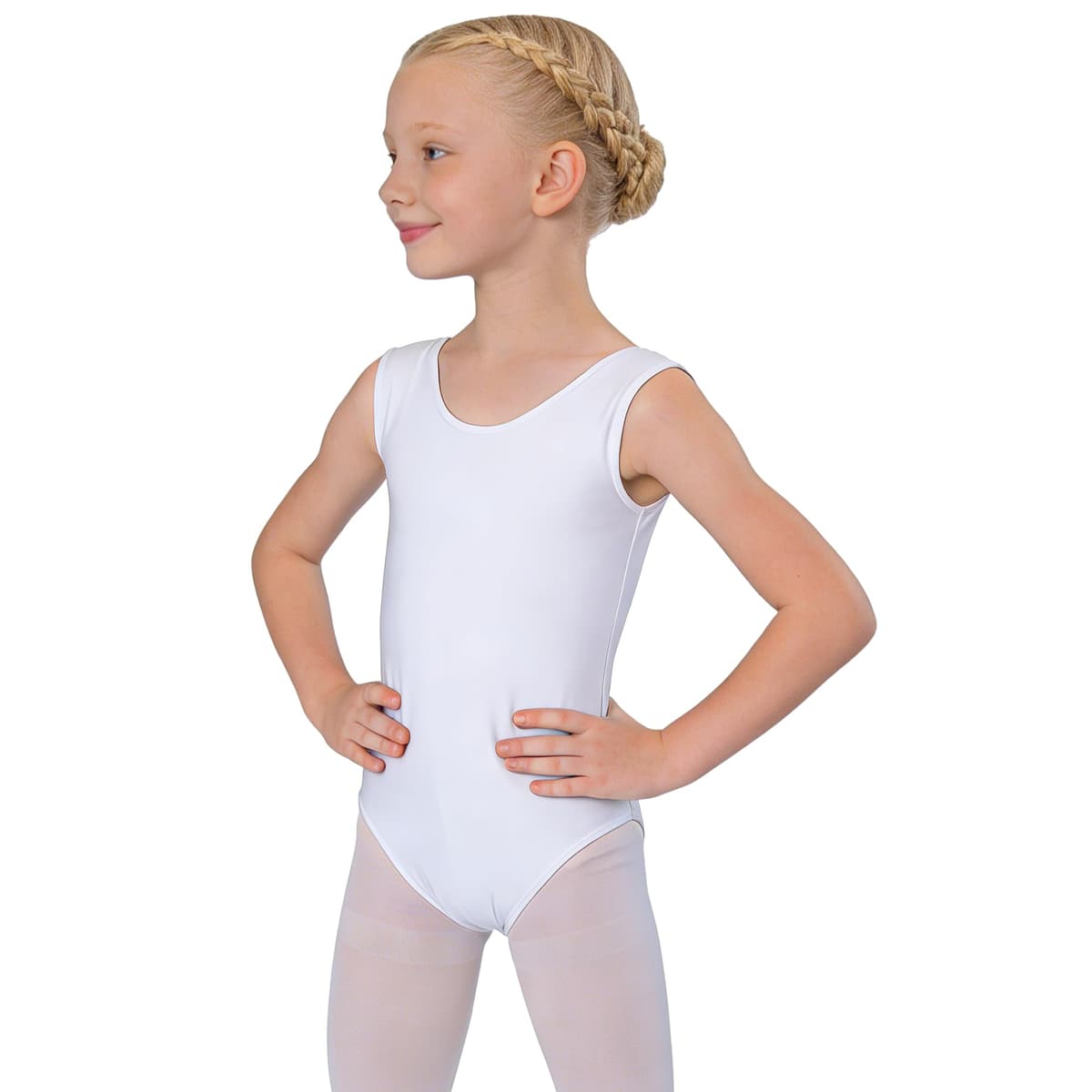 Wildarms Maillot de Ballet para Niñas sin Mangas, Leotardo de Danza Infantil para Gimnasia, Baile y Disfraces — view 2