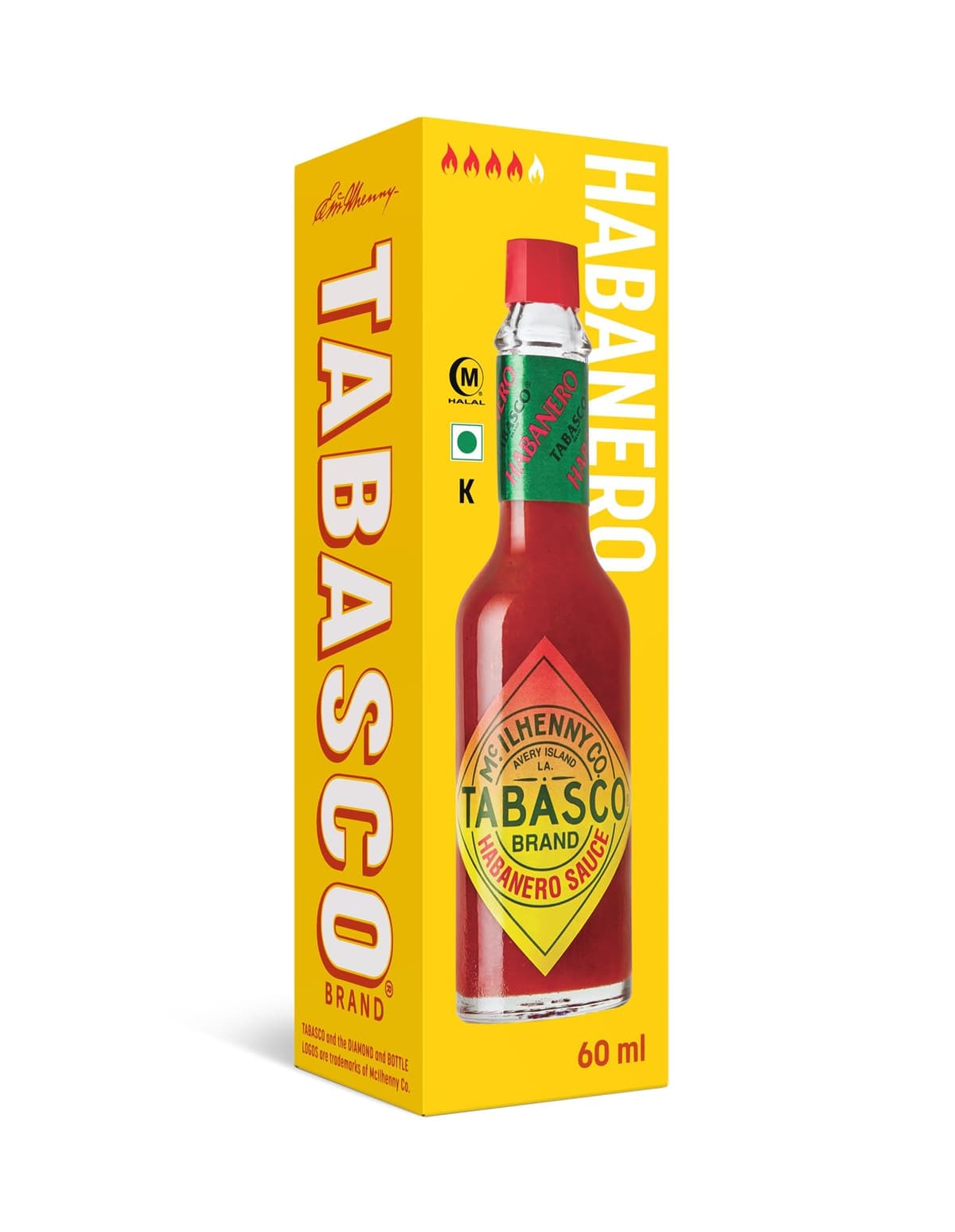 Tabasco Habanero - Salsa Picante Sabor Fuerte, Elaborada Con Chiles Habaneros, Ideal Para Dar Un Toque Atrevido A La Cocina, 60 ml — view 3